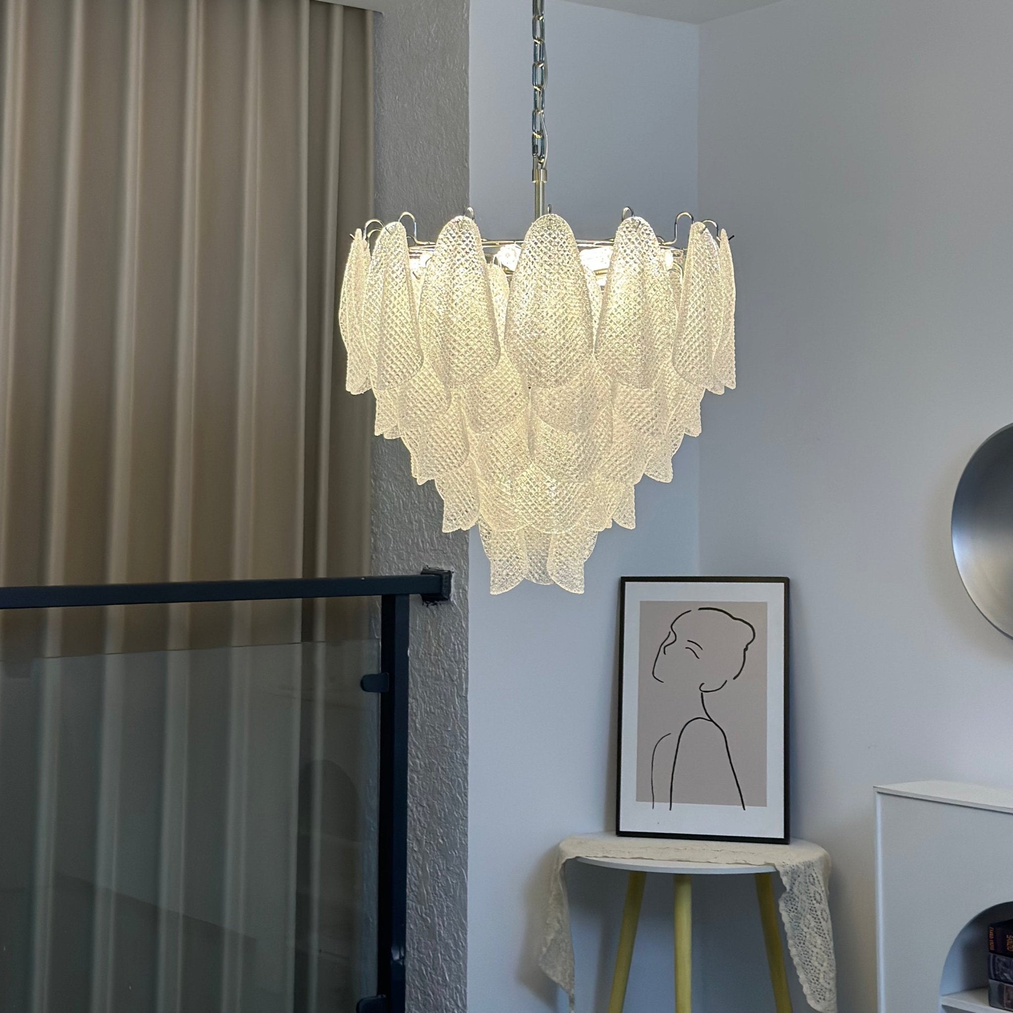 Murano Glass Teardrop Chandelier - Letslighting