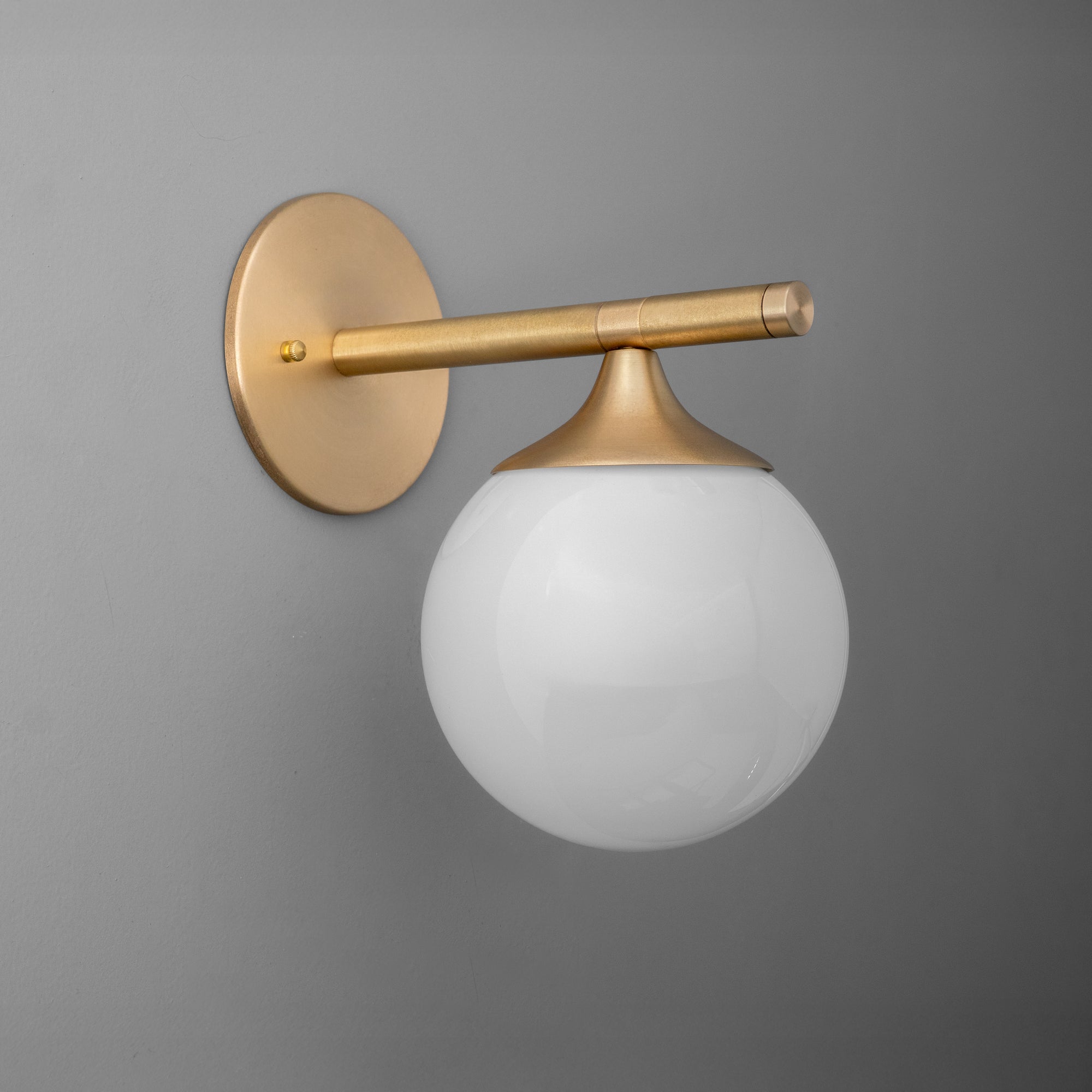 Pearl Glass Wall Sconce Modern Hallway