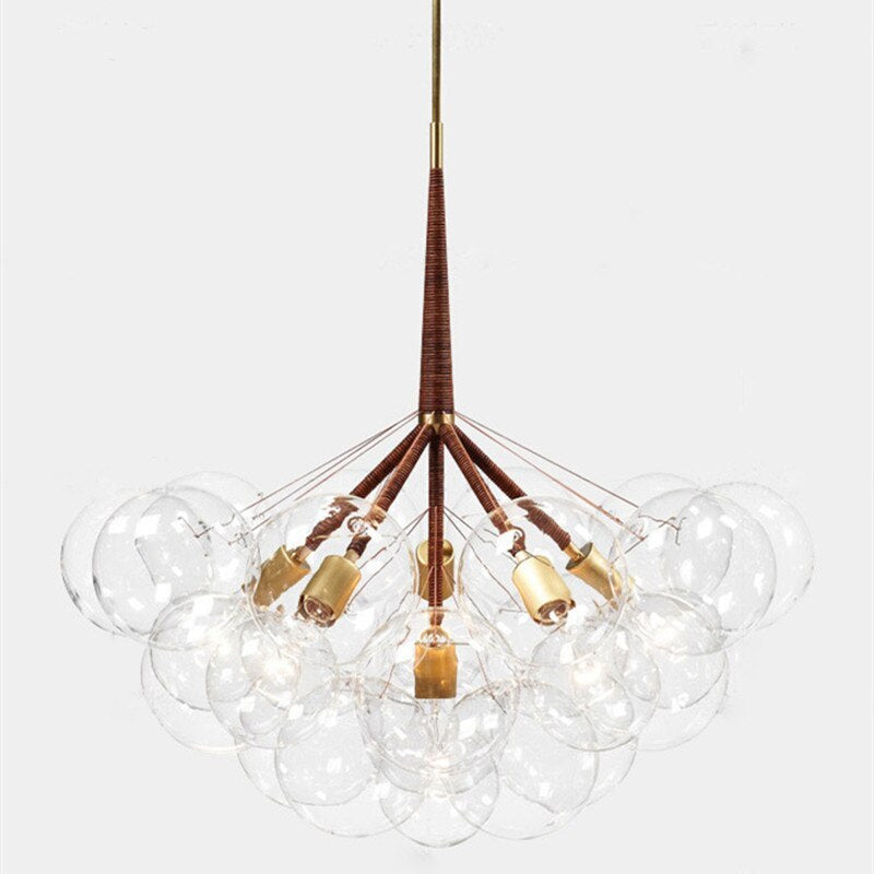 Valentina Nordic Luxury Clear Bubble Pendant Light - Letslighting