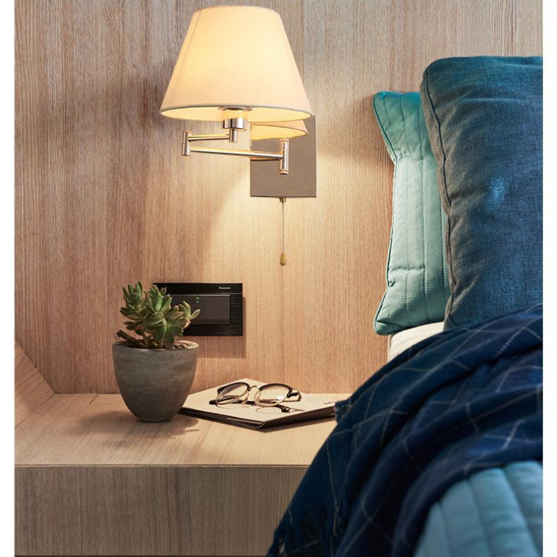 Epoch Decorative Indoor Wall Lamp Metal Fabric Study Living Room - Letslighting