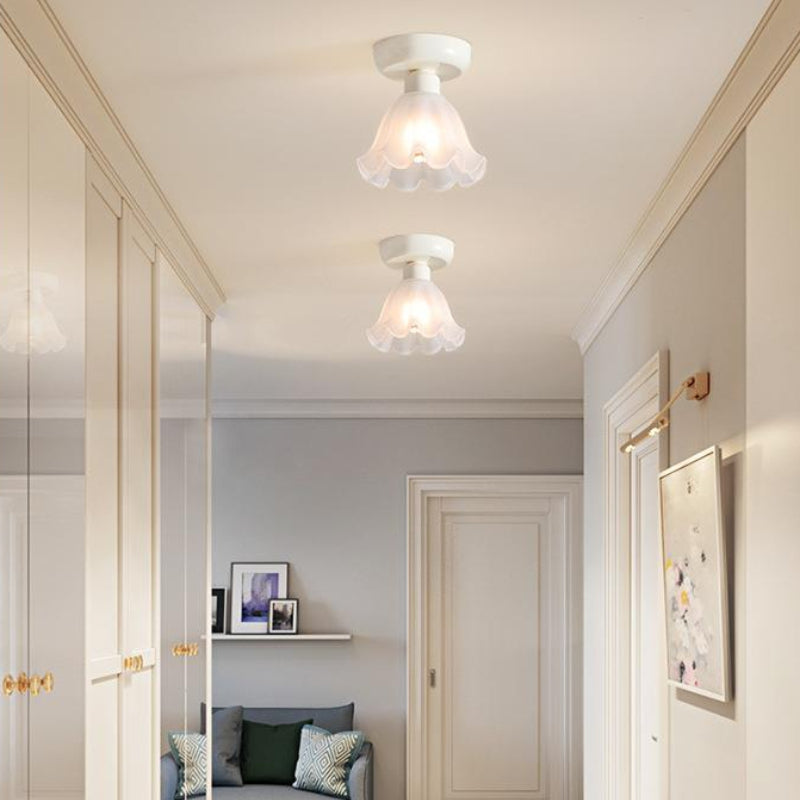 Arisha Cute Flush Mount Ceiling Light Metal/Glass Bedroom/Study