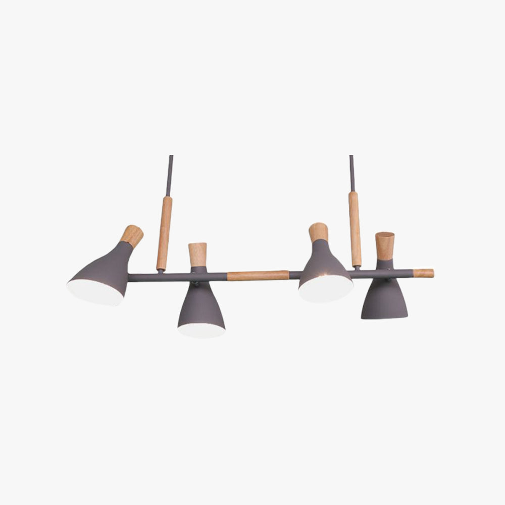 Valentina Nordic Multi Rope Wood Pendant Light - Letslighting