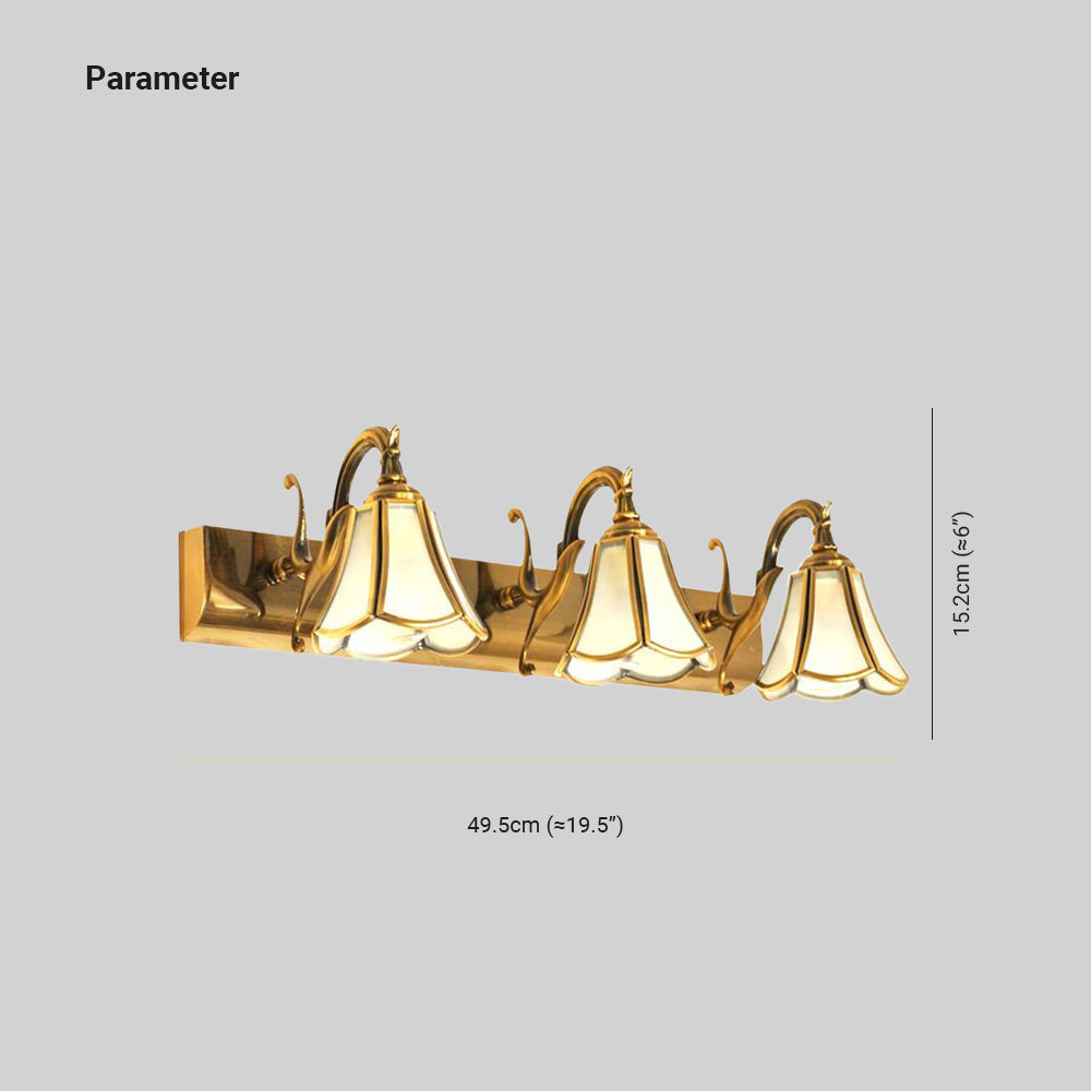 Ray Mirror Front Vanity Wall Lamp, 1/2/3 Heads