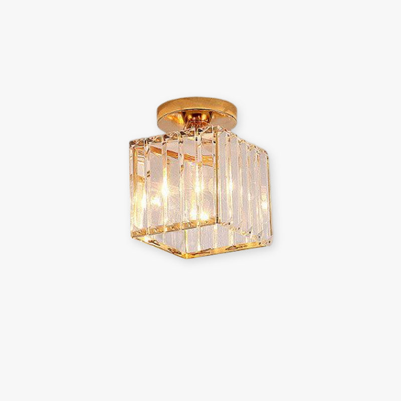 Arisha Modern /Crystal Flush Mount Ceiling Light, 3 Colors - Letslighting