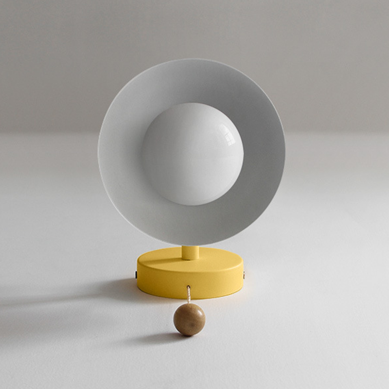Valentina Modern LED Wall Lamp Glass Bedroom White/Yellow/Pink/Green - Letslighting
