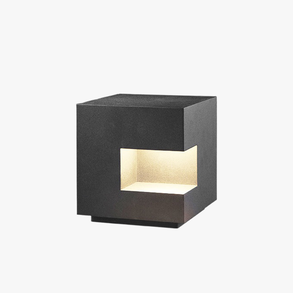 Ray Simple Cube Solar Rechargeable Metal Floor Lamp - Letslighting