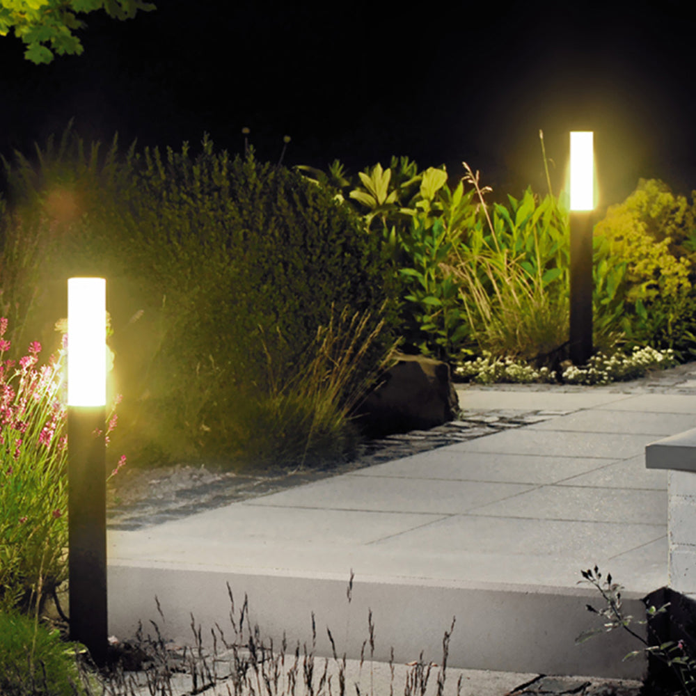 Ray Metal Cylindrical Outdoor Path Light
