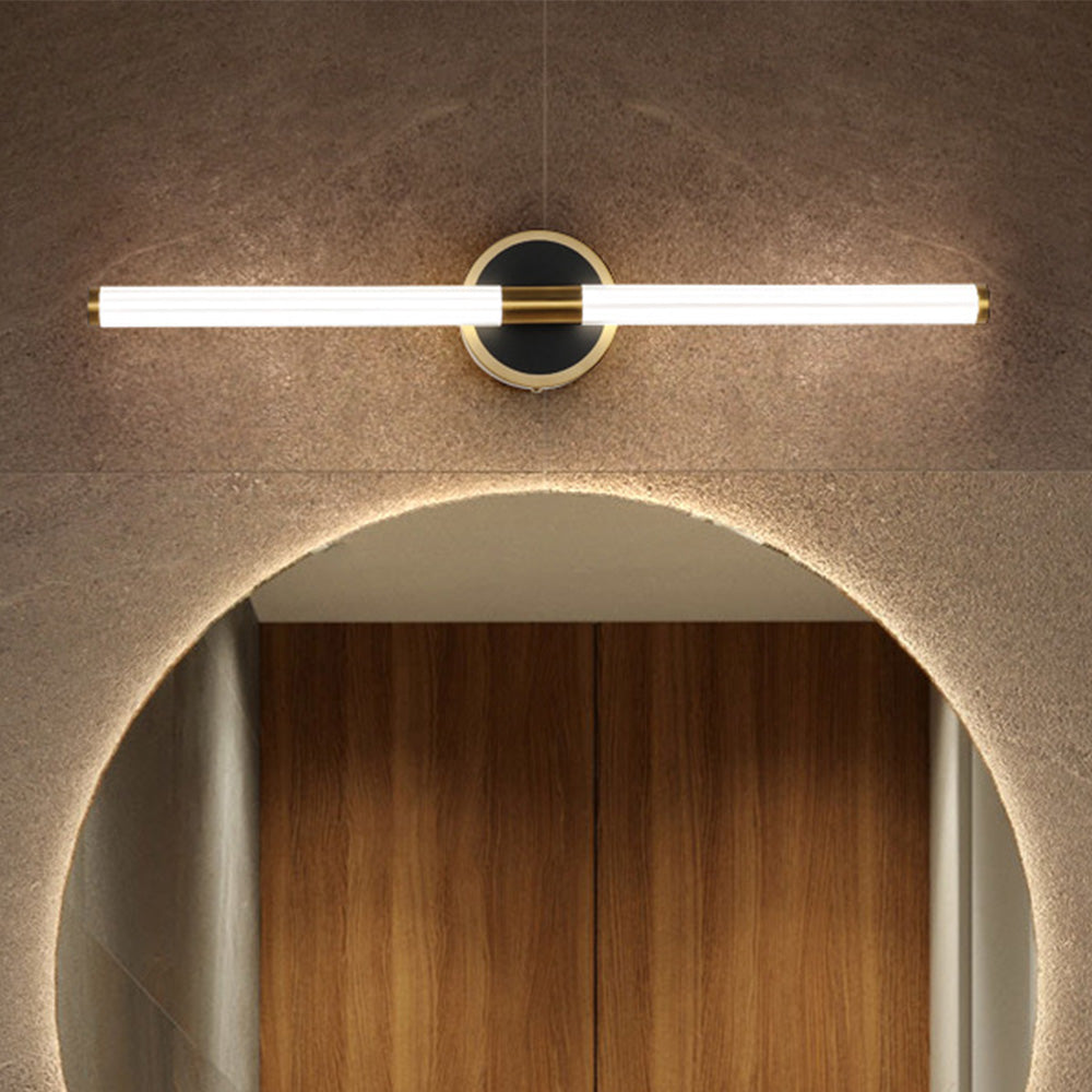 Arisha Designer Linear Mirror Front Vanity Wall Lamp Cooper - Letslighting