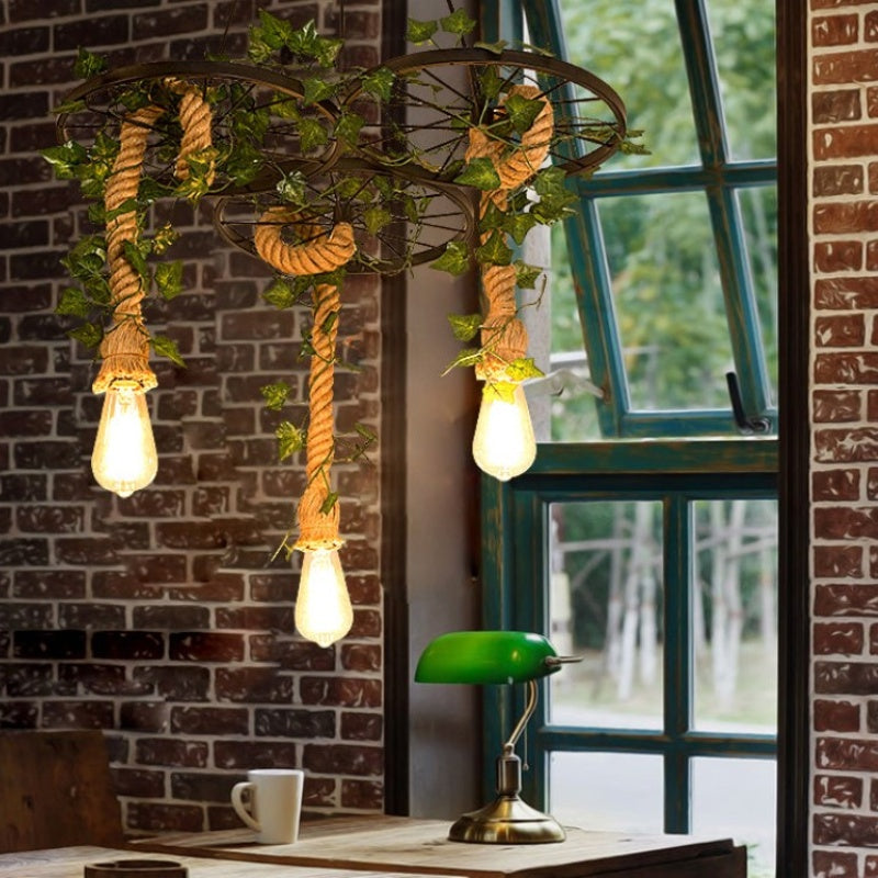 Nest Industrial LED Chandelier Bar Living Room - Letslighting
