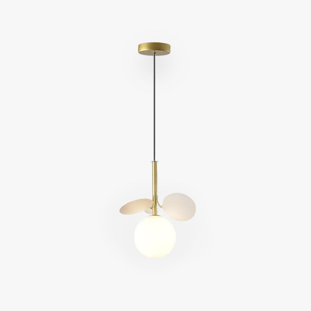 Arisha Art Deco Globe Pendant Light Multi-Color Glass - Letslighting