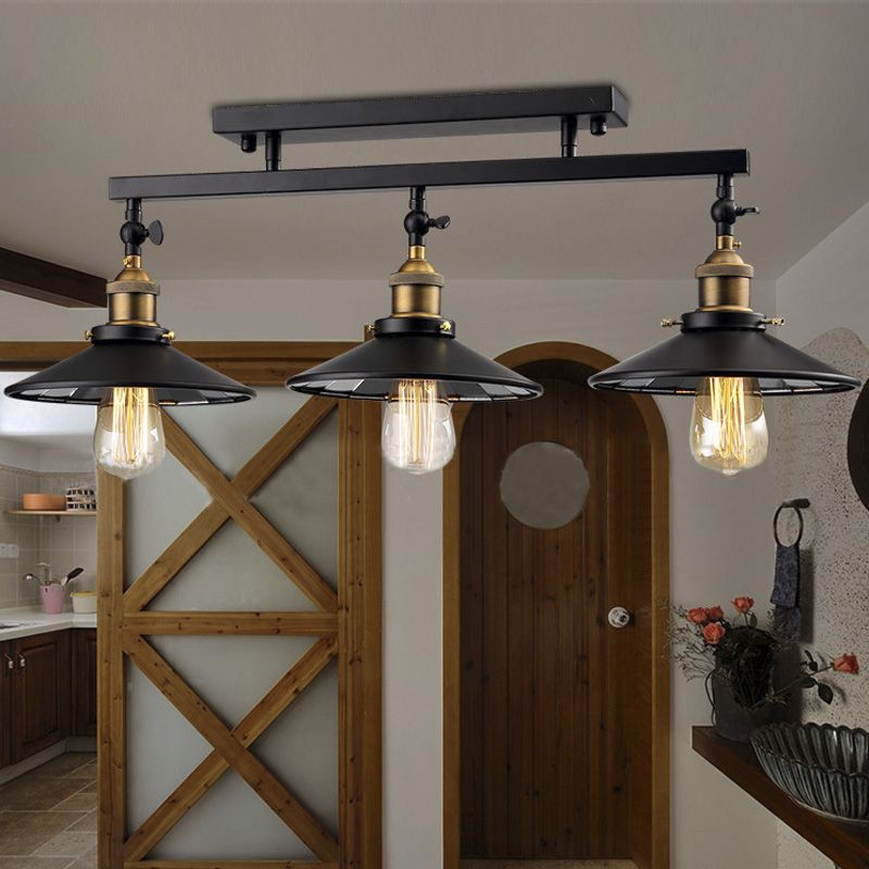 Arisha Retro LED Flush Mount Ceiling Light - Letslighting