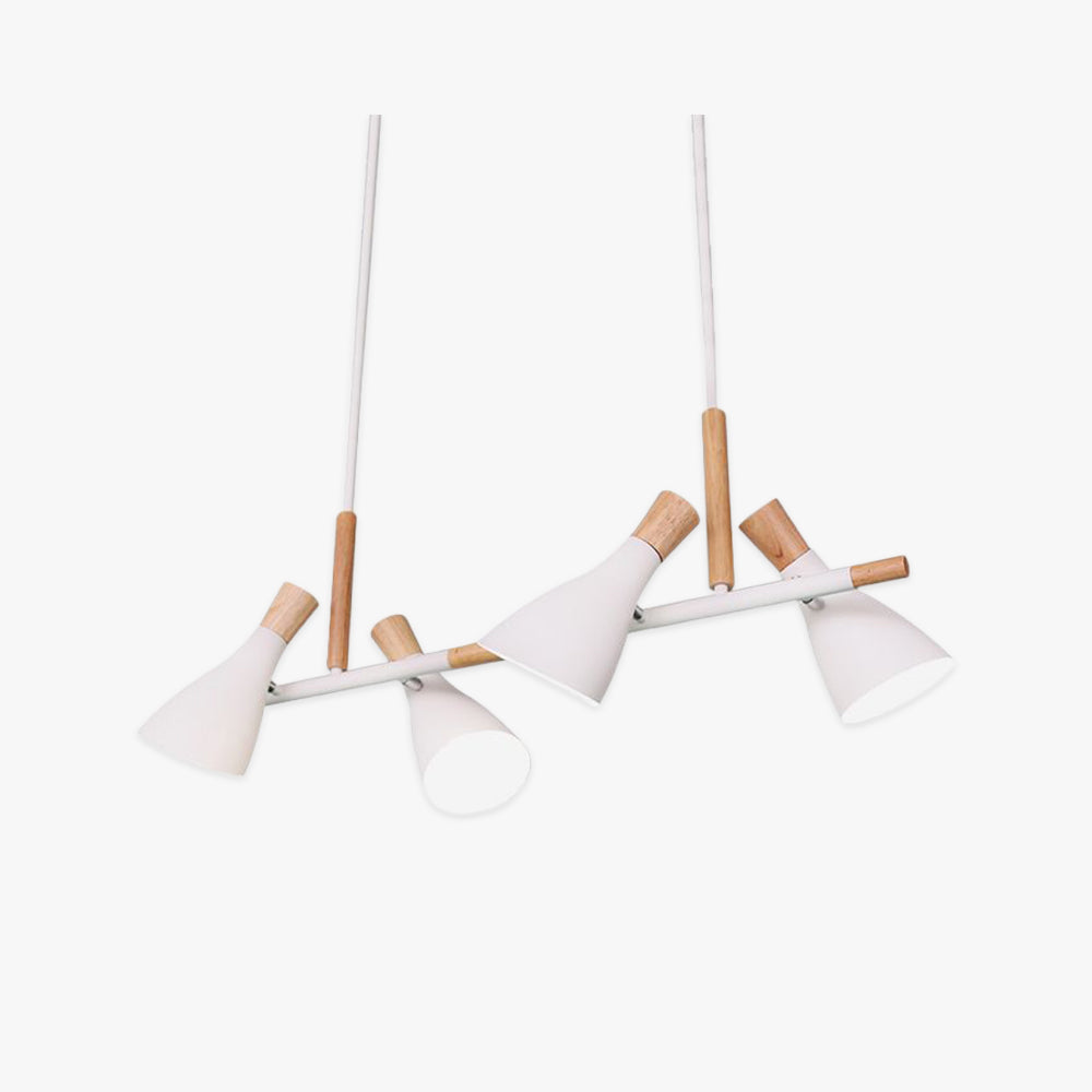 Valentina Nordic Multi Rope Wood Pendant Light - Letslighting