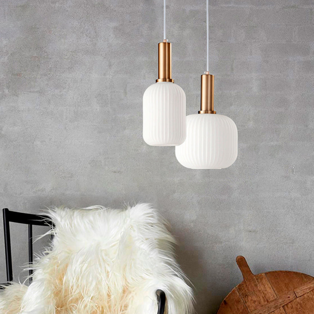 Valentina Morden Bubble Glass Pendant Light Bedroom - Letslighting