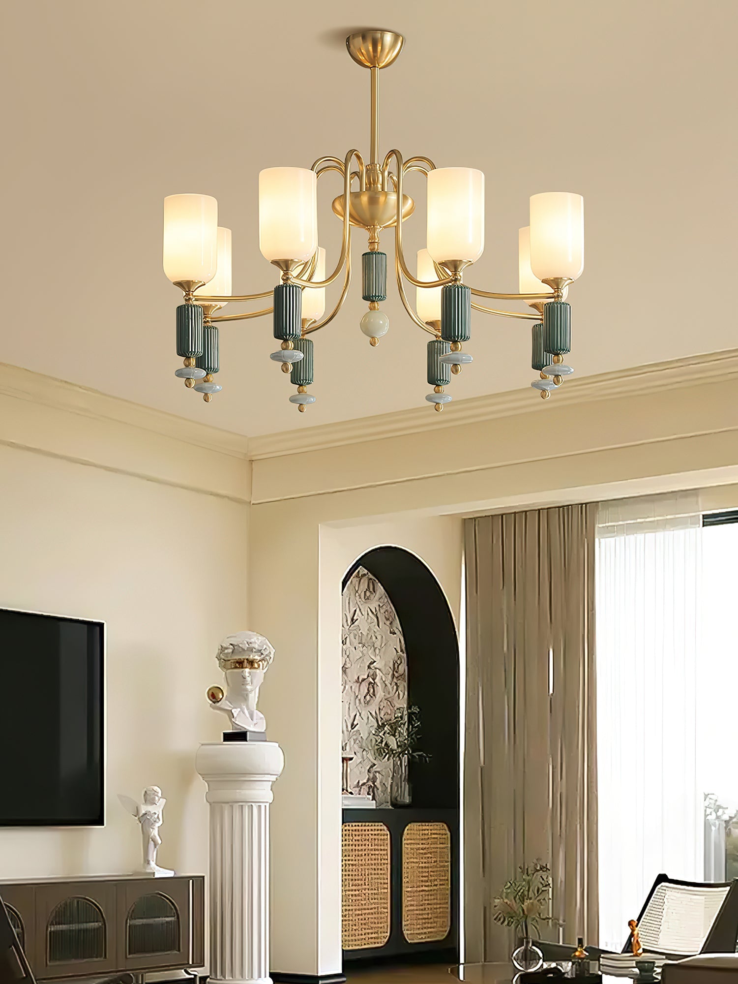 Luceren Ceramic Chandelier - Letslighting