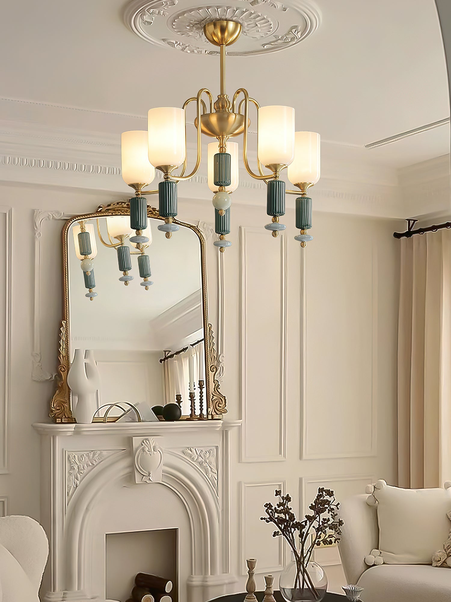 Luceren Ceramic Chandelier - Letslighting