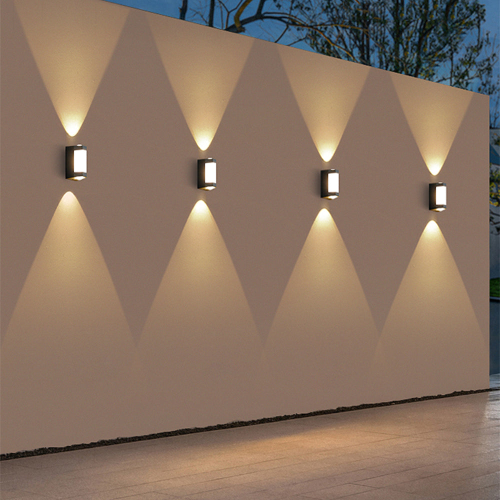 Ray Nordic Up Down Acrylic Outdoor Wall Lamp - Letslighting