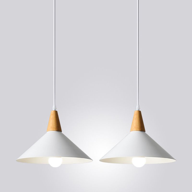 Valentina Minimalist Cap-shaped Pendant Light, Natural Wood - Letslighting