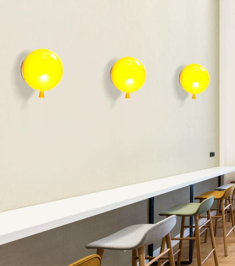 Cheerful Balloon Dream Plastic Wall Light - Letslighting