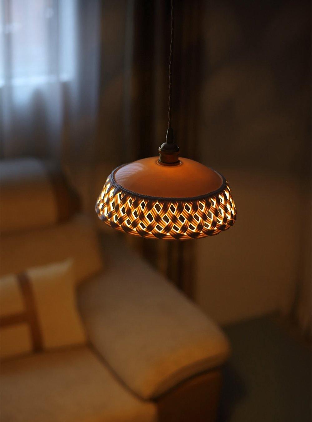 Orlenis Ceramic Cozy Pendant Lamp - Letslighting