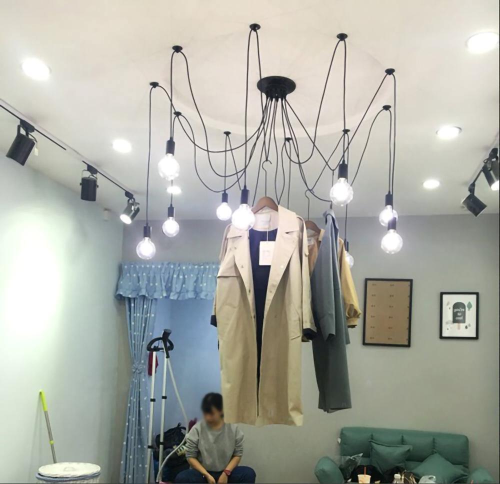 Lustra Chandelier Spider Cable Industrial - Letslighting