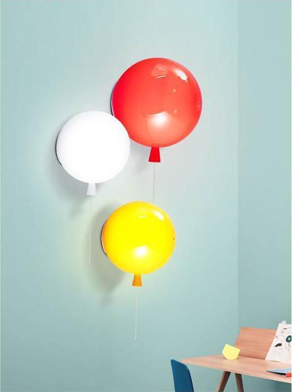 Cheerful Balloon Dream Plastic Wall Light - Letslighting