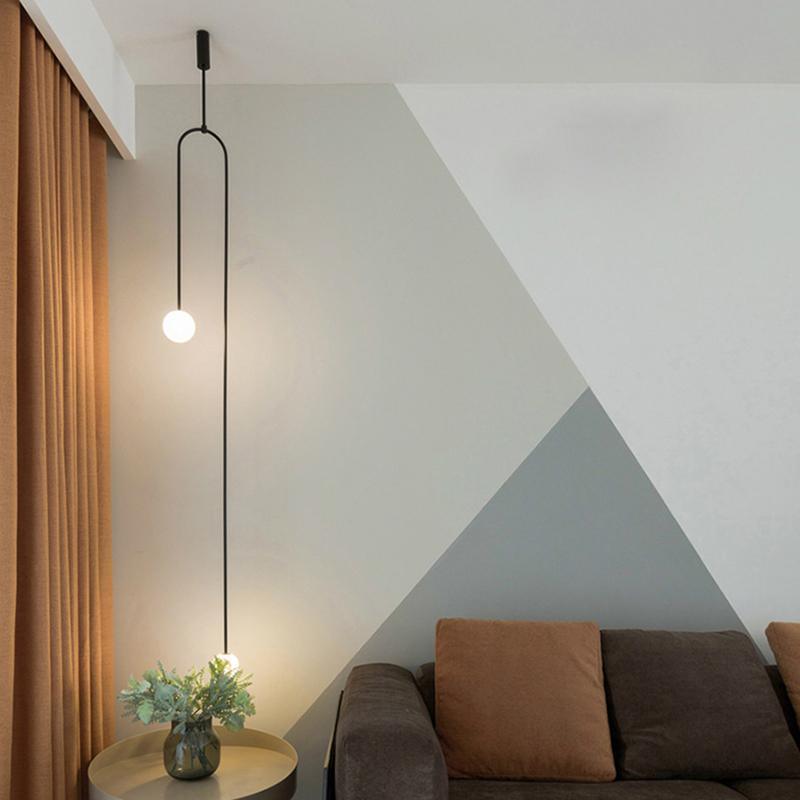 Lustra Chandelier Mobile Black Minimalist - Letslighting