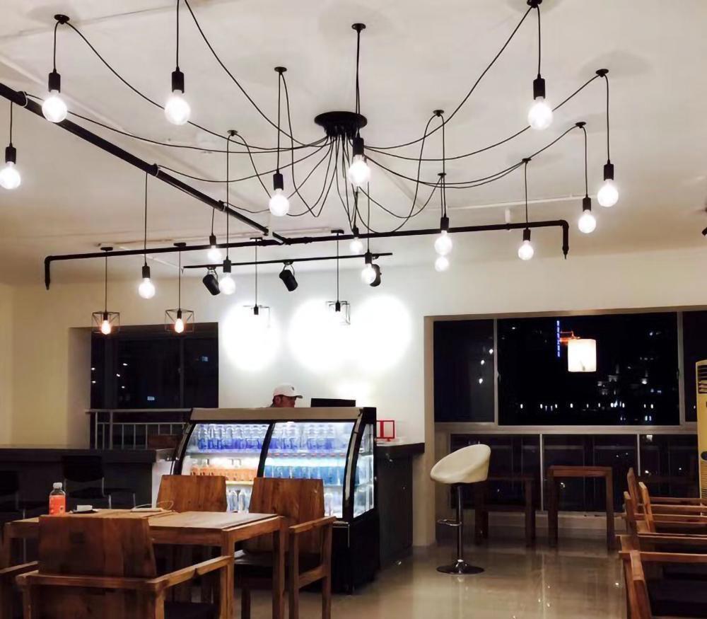 Lustra Chandelier Spider Cable Industrial - Letslighting