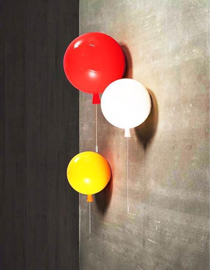 Cheerful Balloon Dream Plastic Wall Light - Letslighting