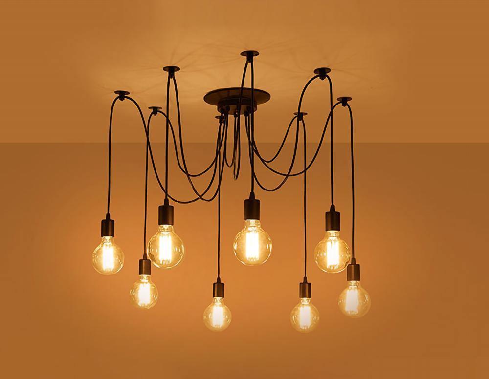 Lustra Chandelier Spider Cable Industrial - Letslighting