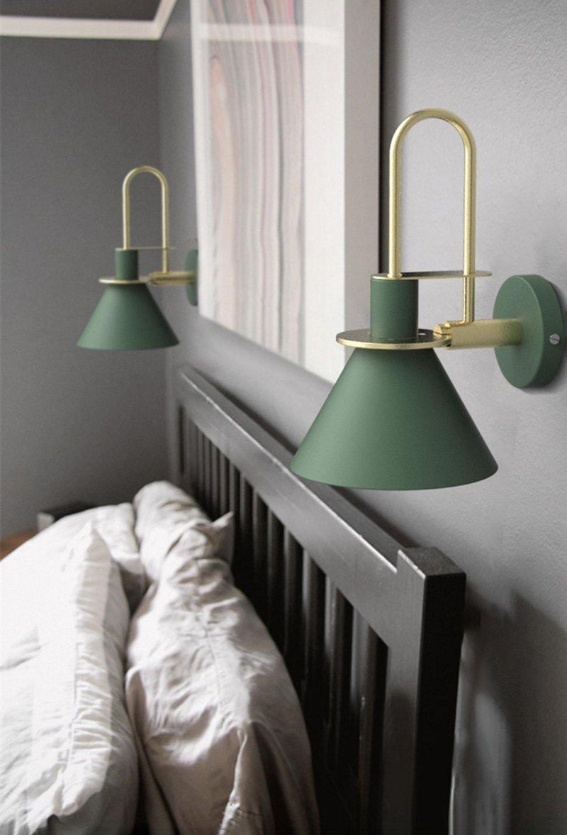 Lustra Wall Lamp Black Gold Minimalist - Letslighting