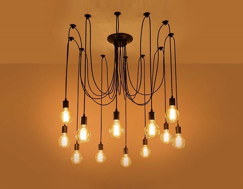 Lustra Chandelier Spider Cable Industrial - Letslighting
