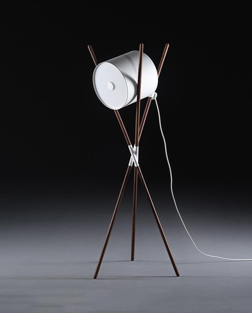 Colton Contemporary Wood Floor Lamp - Letslighting