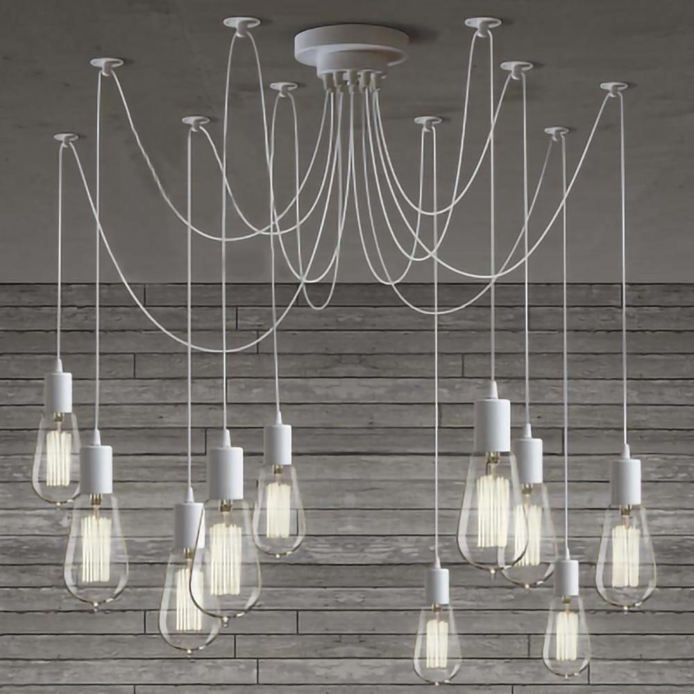 Lustra Chandelier Spider Cable Industrial - Letslighting