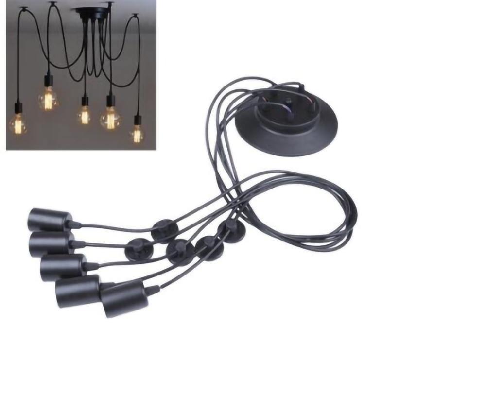 Lustra Chandelier Spider Cable Industrial - Letslighting