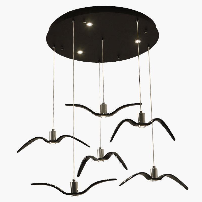 Lustra Pendant Lamp Bird Wings for Living Room - Letslighting