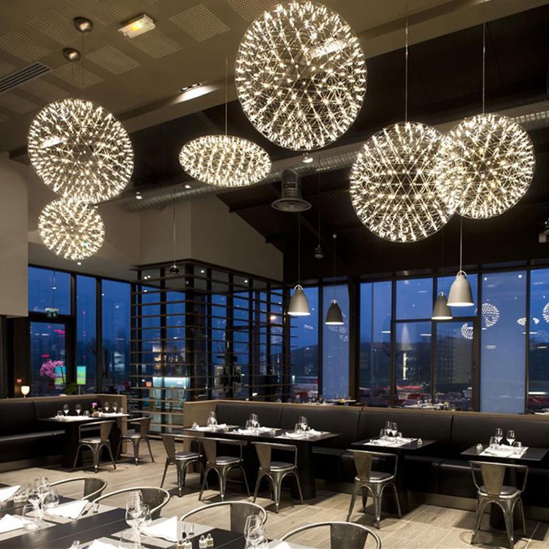 Lustra Pendant Lamp Spark Ball for Living Room - Letslighting