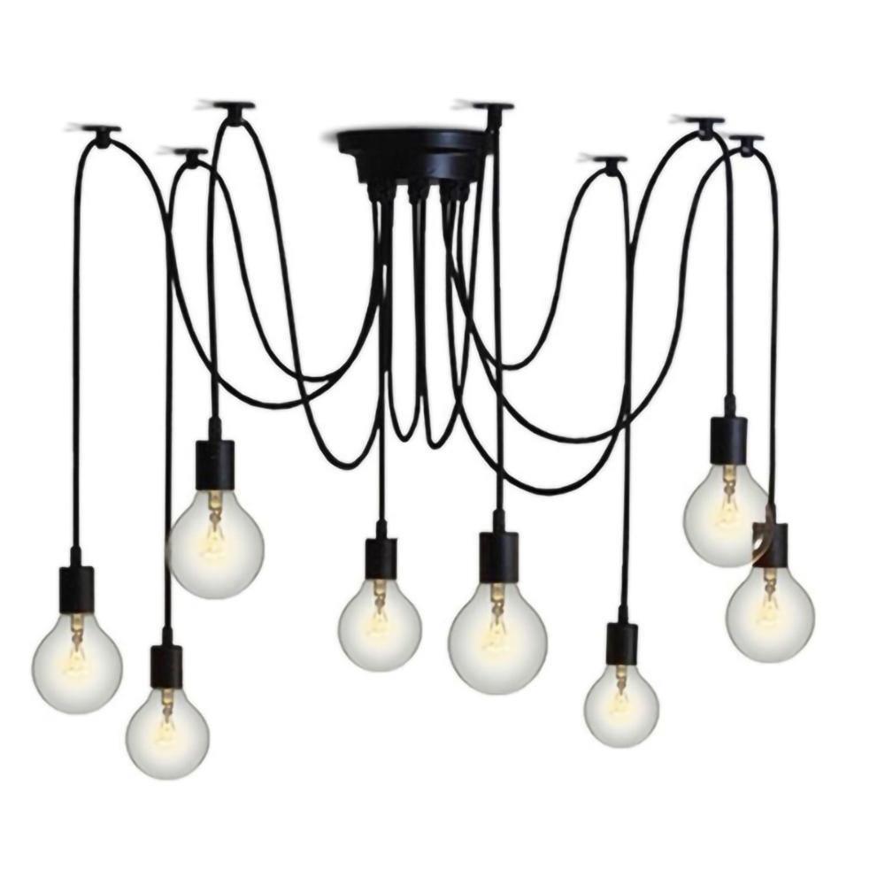 Lustra Chandelier Spider Cable Industrial - Letslighting