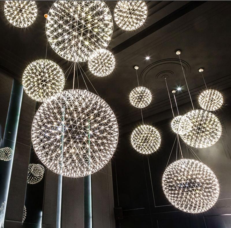 Lustra Pendant Lamp Spark Ball for Living Room - Letslighting