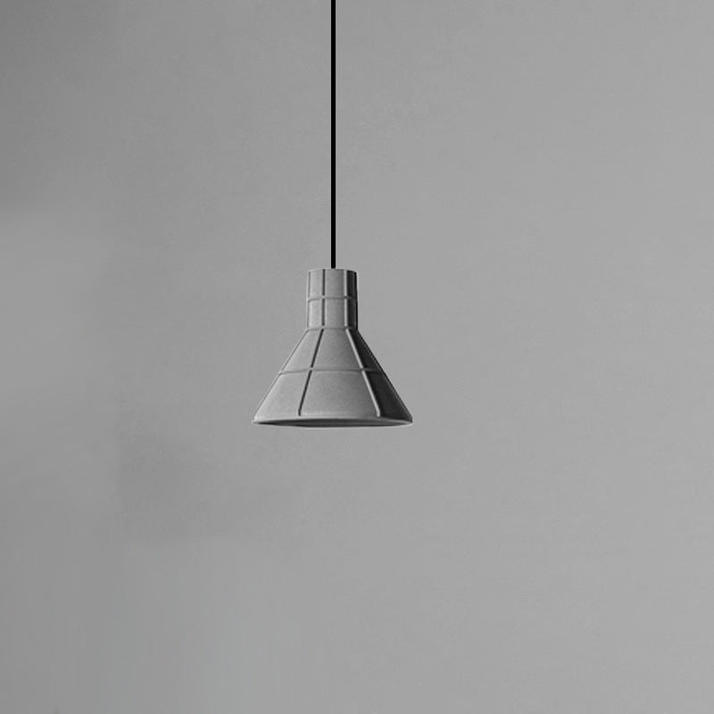 Avi Industrial LED Modern Pendant Light Cement Living Room - Letslighting