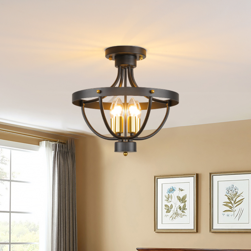 Epoch Vintage LED Pendant Light Matte Metal Dining Room - Letslighting