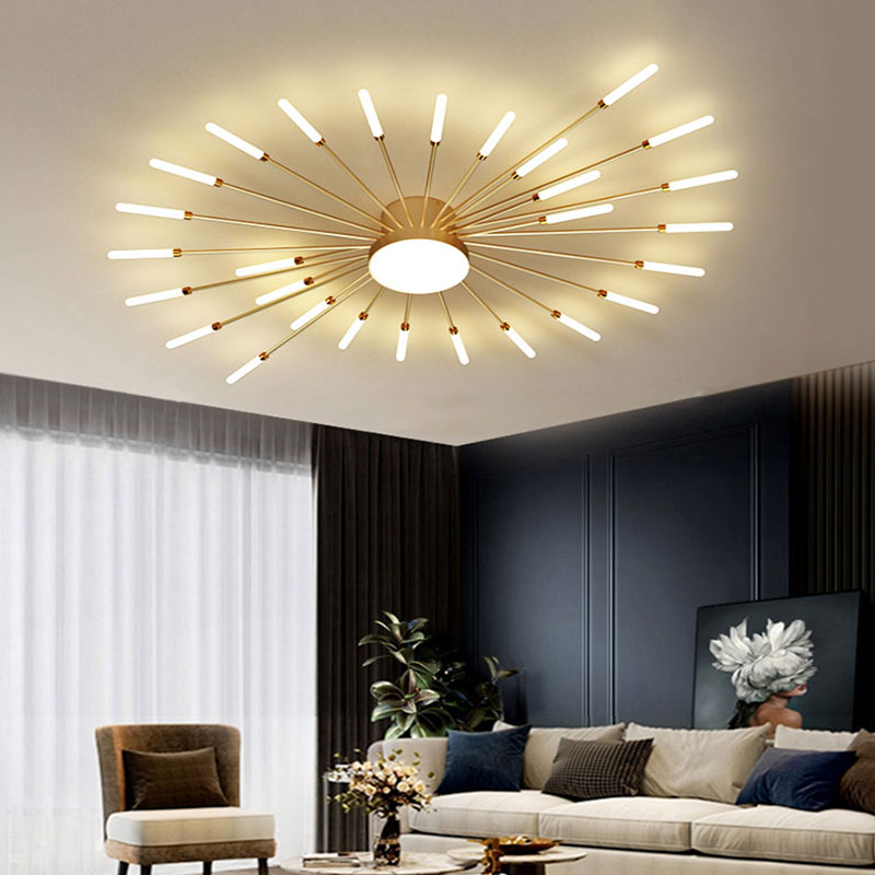 Arisha Modern Home Decoration Fireworks LED Ceiling Light - Letslighting