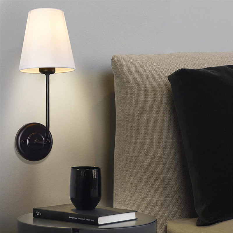 Arisha Modern Fabric Indoor Wall Lamp Bedroom - Letslighting