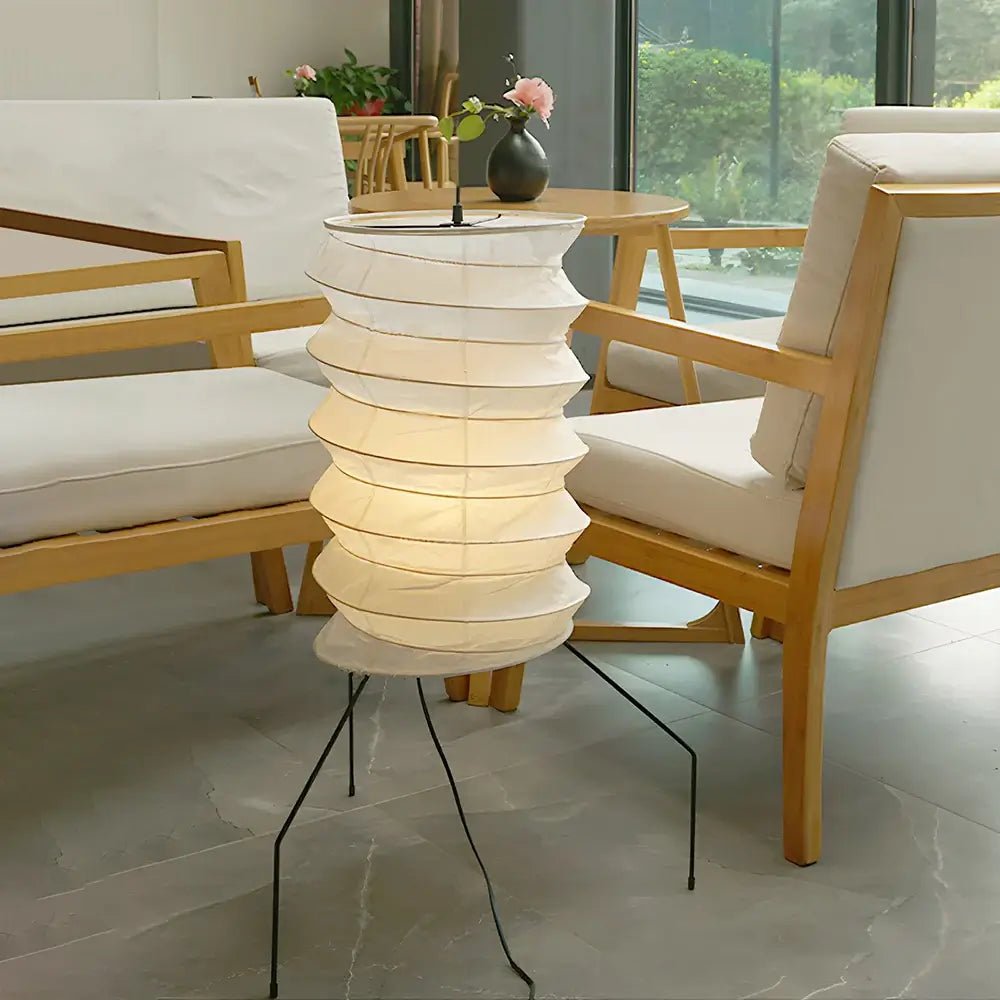 Diego Minimalist Rice Paper Floor Lamp - Letslighting