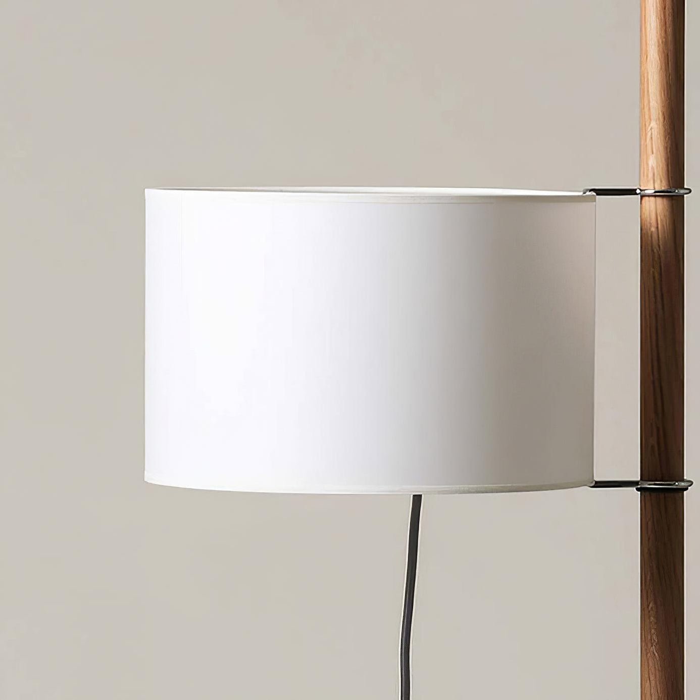 Torna Wood Fabric Floor Lamp - Letslighting