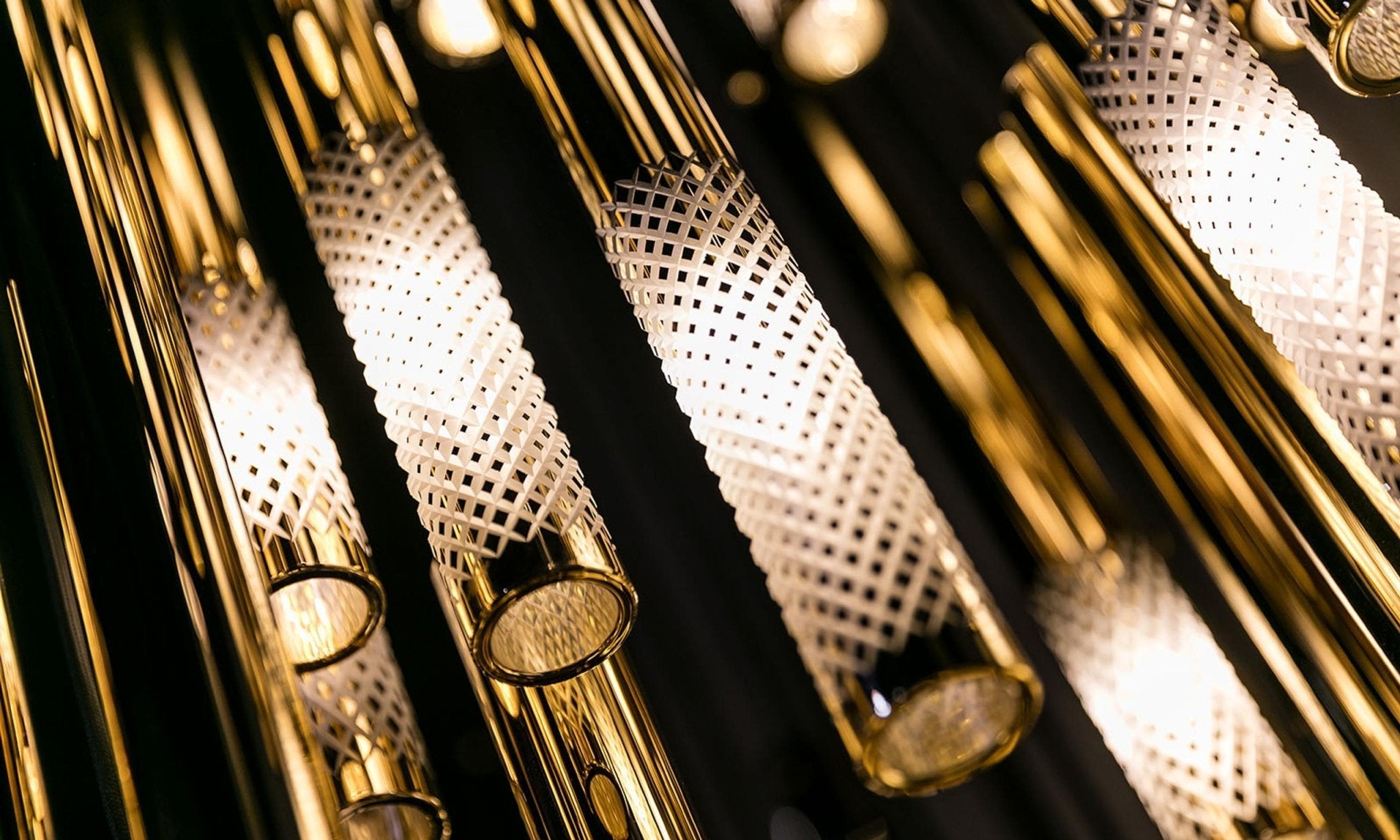 Ovynira Gold Rod Chandelier - Letslighting