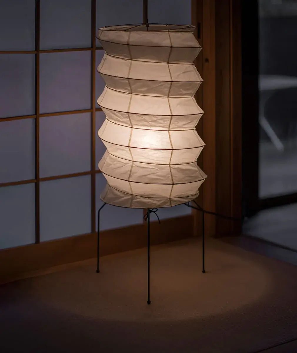 Diego Minimalist Rice Paper Floor Lamp - Letslighting