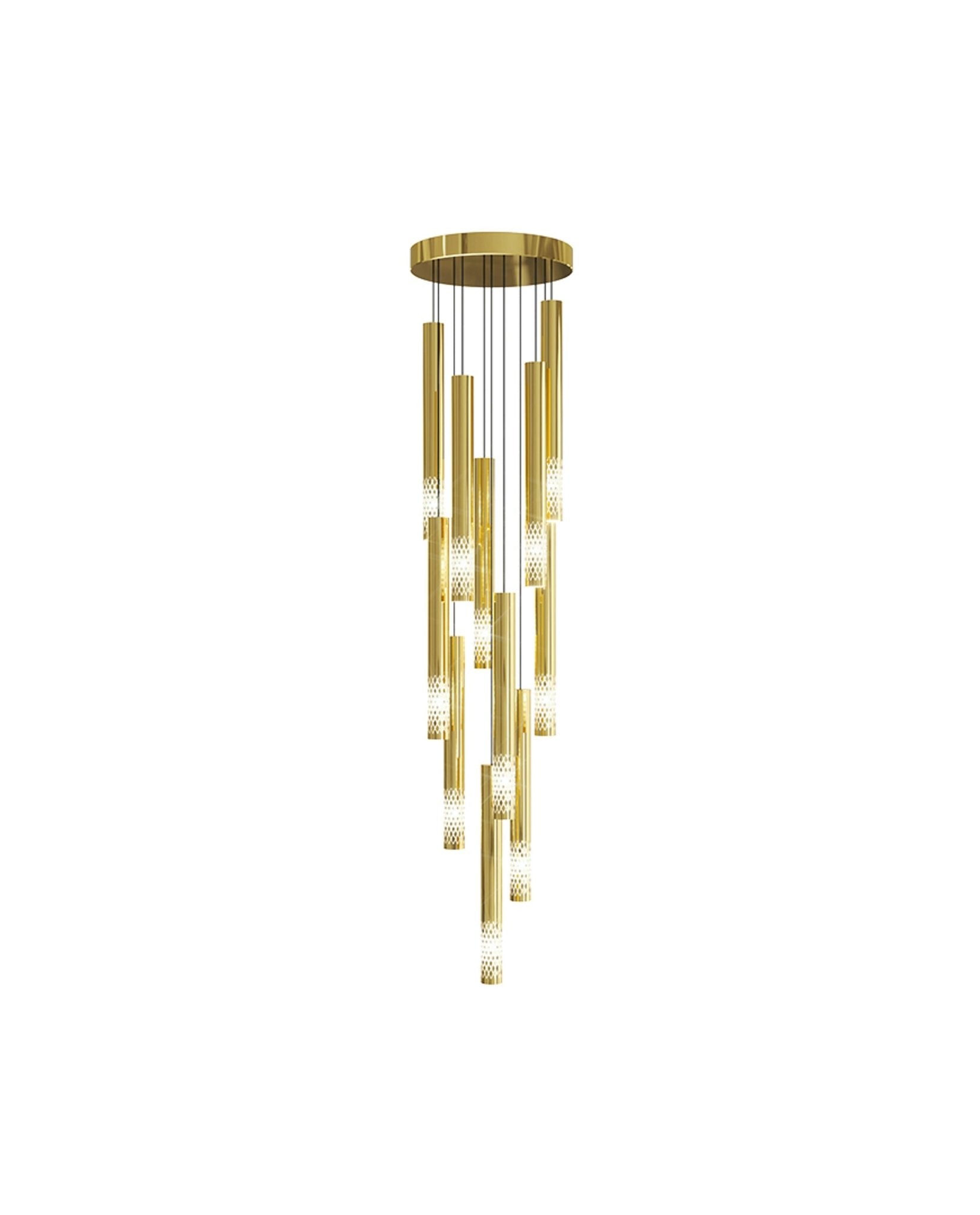 Ovynira Gold Rod Chandelier - Letslighting