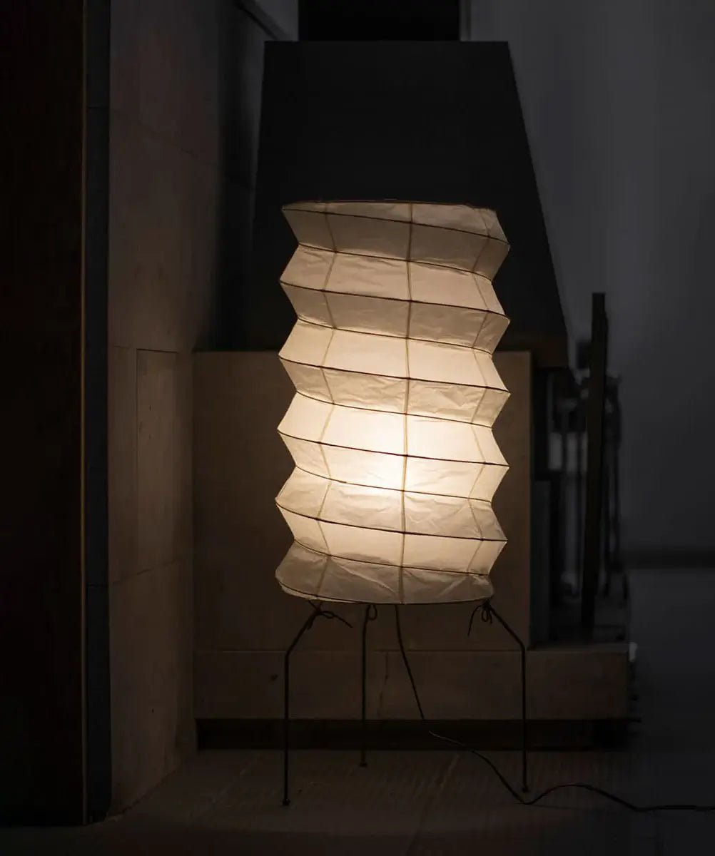 Diego Minimalist Rice Paper Floor Lamp - Letslighting