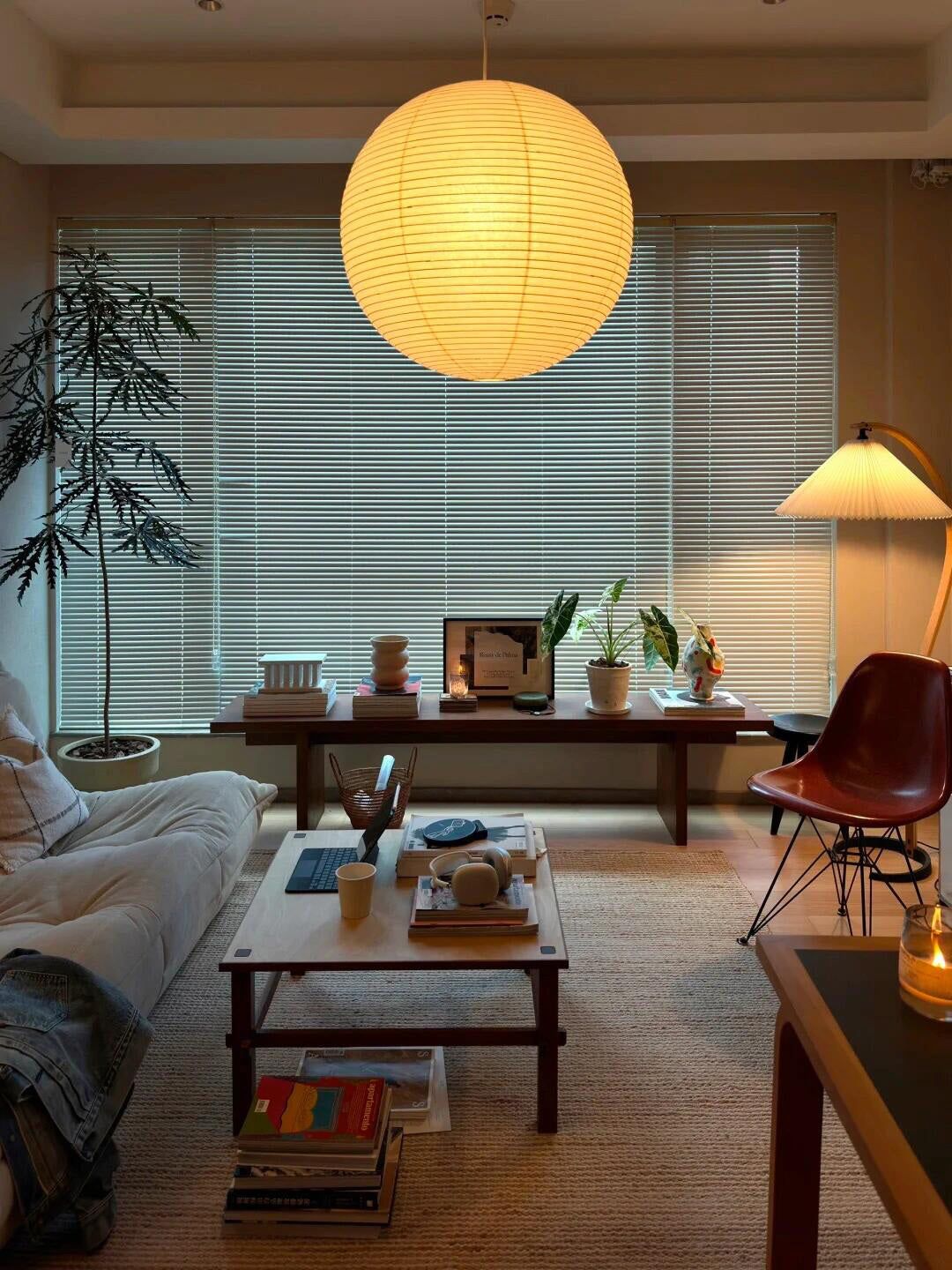 Lustra Pendant Lamp Paper for Living Room - Letslighting