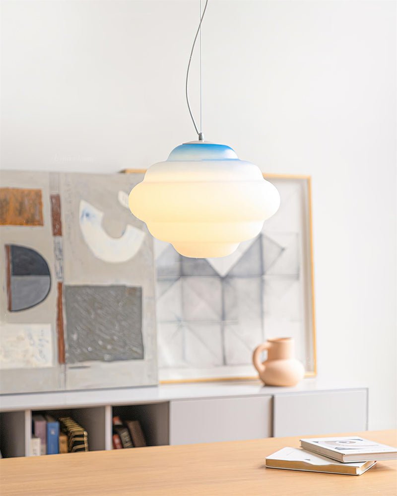 Eurvenara Premium Nordic Art Cloudy Glass Pendant Lamp - Letslighting